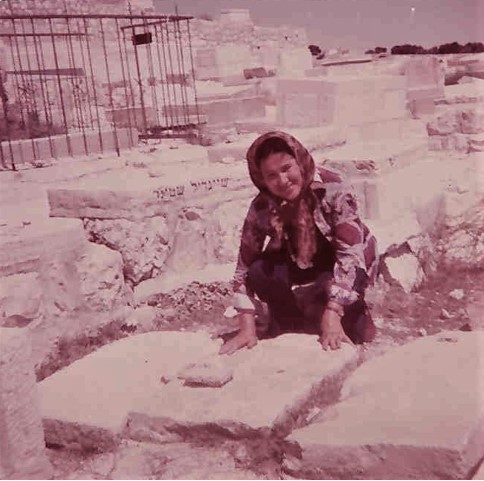 Margit Klein At Mount Of Olives